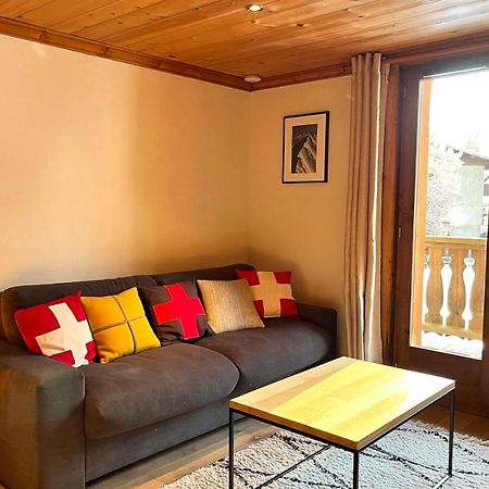 Chic And Cosy Apt With Balcony In Megève Екстериор снимка